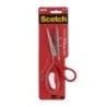 Scotch Tijeras Universales 18cm - Acero Inoxidable - Mango Ergonomico - Color Rojo