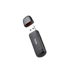 Tooq USB-A 3.0 Card Reader - Compatible with SD, Micro SD and TF - Color Black