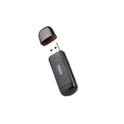 Tooq USB-A 3.0 Card Reader - Compatible with SD, Micro SD and TF - Color Black
