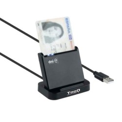 Tooq Leitor de Cartões Inteligentes DNIe VISION USB 2.0 - Cor Preto