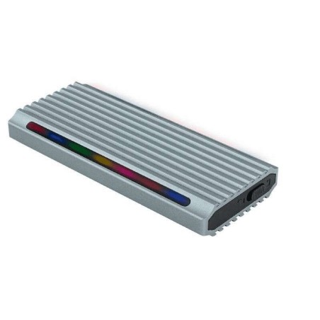 Tooq Shinobi Boîtier Externe SSD M.2 NGFF/NVMe USB-A 3.1 Gen2 RGB