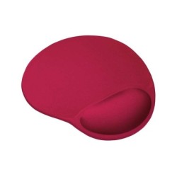 Trust BigFoot Tapis de Souris Ergonomique - Repose-poignet en Gel - 23.6 x 20.5 cm - Couleur Rouge