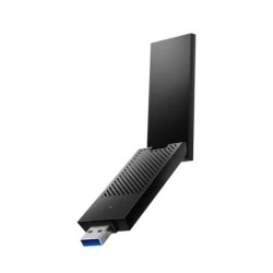 Cudy AX5400 Adaptador USB 3.0 Tribanda - Wi-Fi 6E de Alta Ganancia - Velocidade até 2.4Gbps - 29.9x13.2x88.8mm - Cor Preto