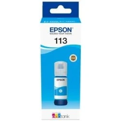 Frasco de tinta pigmentada original Epson 113 Cyan - C13T06B240
