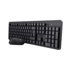 Trust TKM-360 Pack Clavier et Souris Sans Fil Silencieux - 1600dpi - 13 Touches Multimédia - Couleur Noir