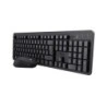Trust TKM-360 Pack Clavier et Souris Sans Fil Silencieux - 1600dpi - 13 Touches Multimédia - Couleur Noir