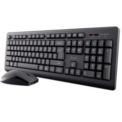 Trust Primo Wireless USB Keyboard + Wireless USB Mouse Pack 3 Buttons