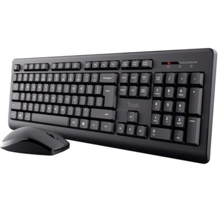 Trust Primo Wireless USB Keyboard + Wireless USB Mouse Pack 3 Buttons