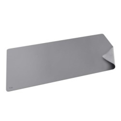 Trust Benya Tapete de Secretária XXL - PVC - Superfície Suave - Antiderrapante - Flexível - 430x900mm - Cor Cinzento