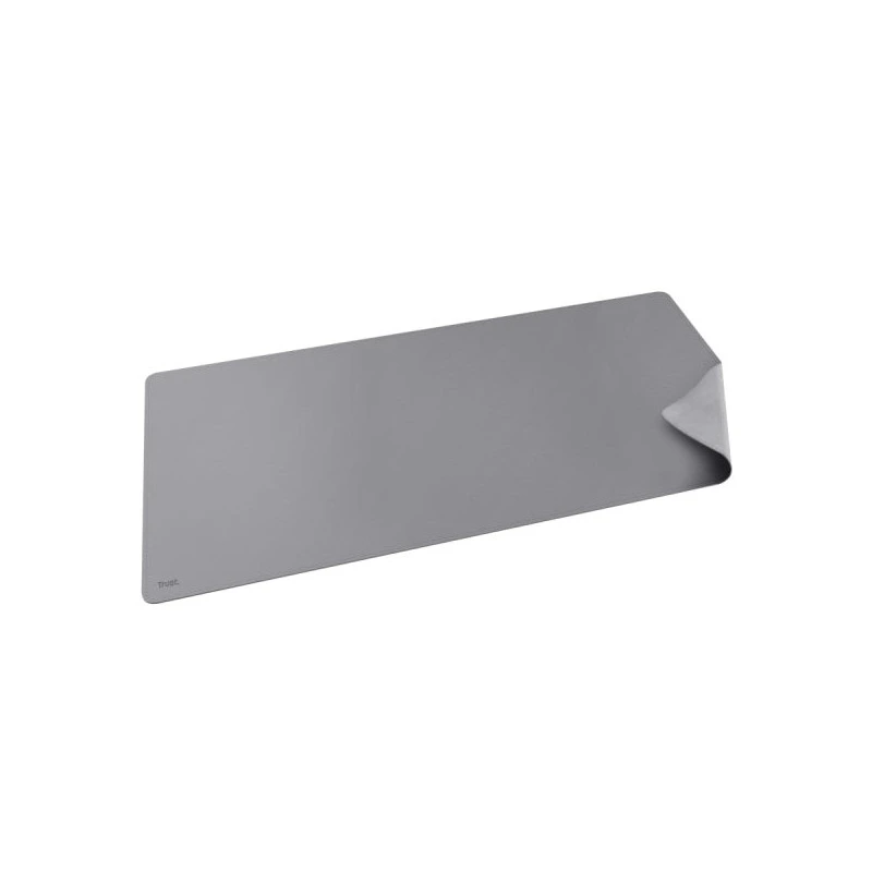 Trust Benya Tapete de Secretária XXL - PVC - Superfície Suave - Antiderrapante - Flexível - 430x900mm - Cor Cinzento