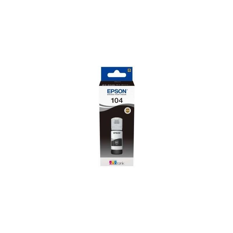 Bouteille d'encre noire originale Epson 104 - C13T00P140