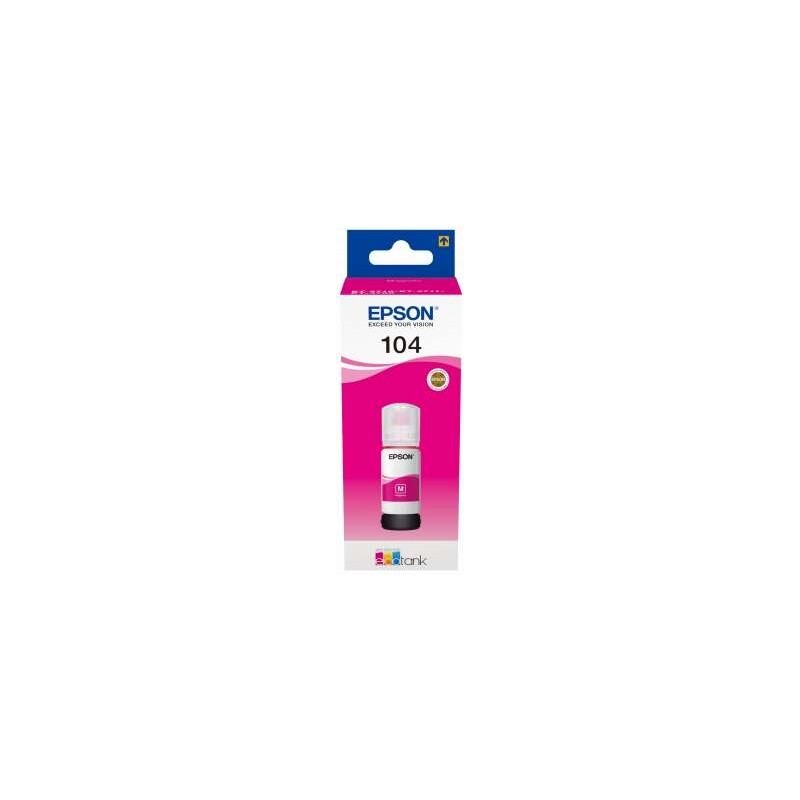 Frasco de tinta original Epson 104 Magenta - C13T00P340