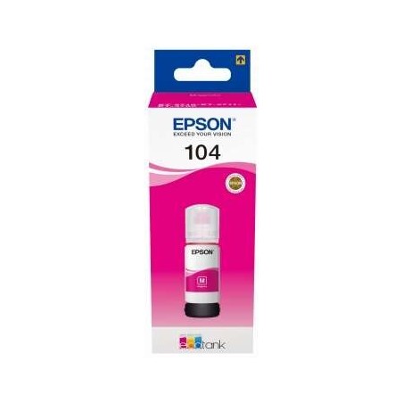 Frasco de tinta original Epson 104 Magenta - C13T00P340