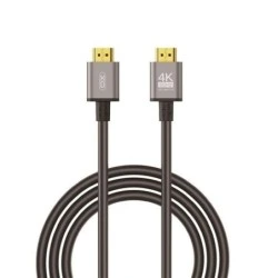 XO Cable HDMI - Resolucion 4K - Alta Velocidad - Conectores Chapados en Oro - Compatible con Multiples Dispositivos - Color