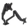 Unykach UK1479 Soporte de Mesa con Brazo Articulado para 2 Monitores de 13"-32" - Giratorio, Resorte de Gas - Gestion de Cables