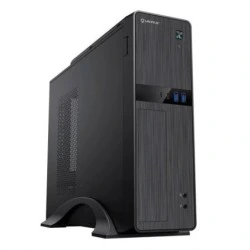 Unykach UK52112 MicroATX Tower Case + SFX 450W Power Supply - Supported Disk Size 3.5", 2.5" - USB-A 3.2, USB-C and Audio