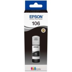 Bouteille d'encre originale Epson 106 photo noire - C13T00R140