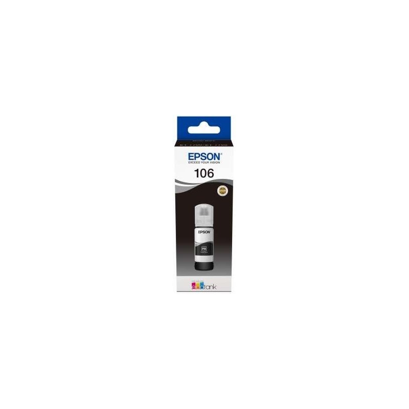 Bouteille d'encre originale Epson 106 photo noire - C13T00R140