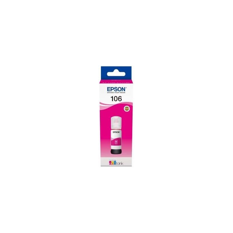 Bouteille d'encre originale Epson 106 magenta - C13T00R340