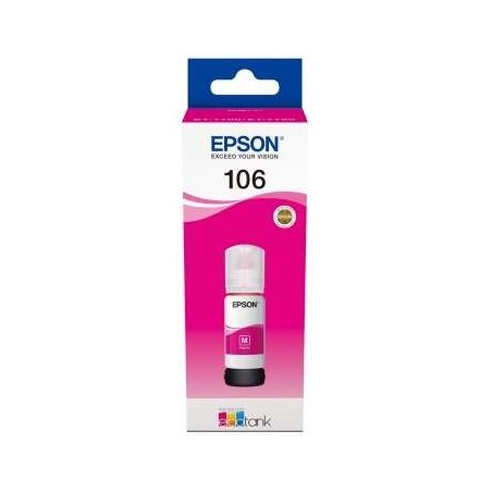 Bouteille d'encre originale Epson 106 magenta - C13T00R340