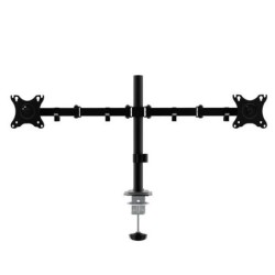 Unykach UK1422 Soporte de Mesa con Brazo Articulado para 2 Monitores de 10"-32" - Giratorio, Inclinable y Extensible - Gestion