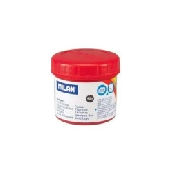 Milan Pot de Gouache 40ml - Séchage Rapide - Mélangeable - Couleur Rouge Vermillon