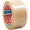 Tesa 4120 Ruban Adhésif d'Emballage Standard 50mm x 66 Mètres - Fabriqué en PVC - Adhésif en Caoutchouc Naturel - Transparent
