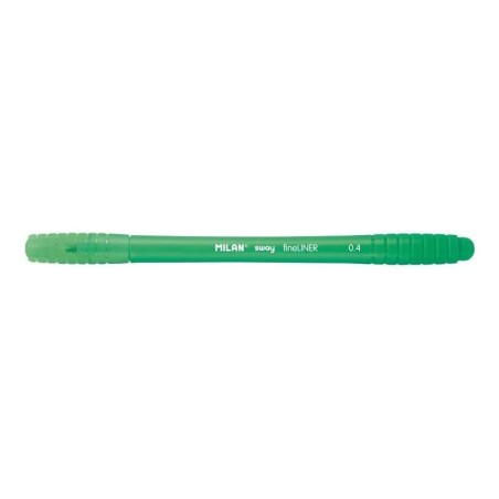 Milan Sway Fineliner Marcador - Ponta Fina 0.4mm - Ergonómico - Tinta à Base de Água - Cor Verde
