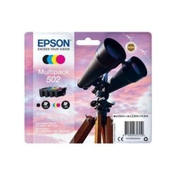 Epson 502 Pack de 4 Cartouches d'Encre Originales - C13T02V64010