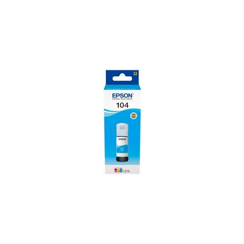 Bouteille d'encre originale Epson 104 cyan - C13T00P240