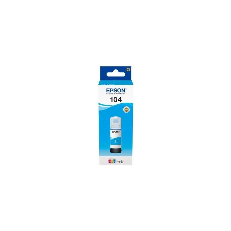 Frasco de tinta original Epson 104 Ciano - C13T00P240