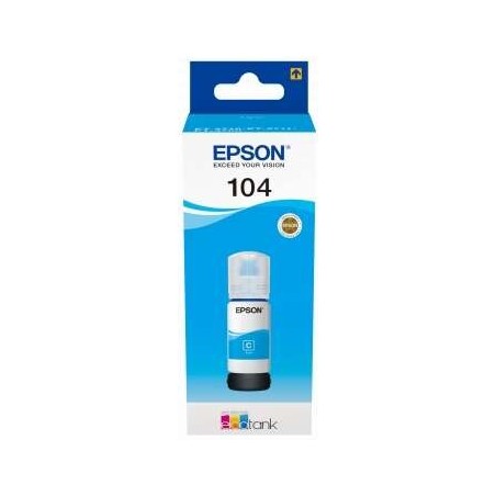 Frasco de tinta original Epson 104 Ciano - C13T00P240