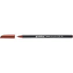 Edding 1200 Marcador - Ponta Redonda - Traço 1mm - Tinta à Base de Água - Cor Castanha