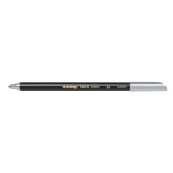 Edding 1200 Marker - Round Tip - 1mm Line Width - Water-Based Ink - Silver