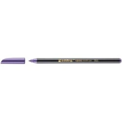 Edding 1200 Rotulador - Punta Redonda - Trazo 1mm - Tinta con Base de Agua - Color Violeta Metalizado