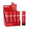 Apli Cola em Stick Adesiva 21g - Não Tóxica - Secagem Instantânea - Não Enruga nem Humedece o Papel - Adequada para Uso Escolar