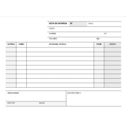 Apli Delivery Note Book 1/8 Landscape Duplicate - Landscape Format - 2 Copies - Sequential Numbering - Self-Copying Paper