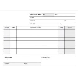 Apli Delivery Note Book 1/8 Landscape Duplicate - Landscape Format - 2 Copies - Sequential Numbering - Self-Copying Paper