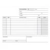 Apli Delivery Note Book 1/8 Landscape Duplicate - Landscape Format - 2 Copies - Sequential Numbering - Self-Copying Paper