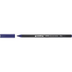 Edding 1300 Marker - Round Tip - 2 mm Line Width. - Water-Based Ink - Blue