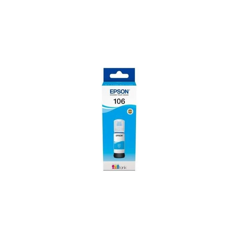 Epson 106 Cyan Botella de Tinta Original - C13T00R240
