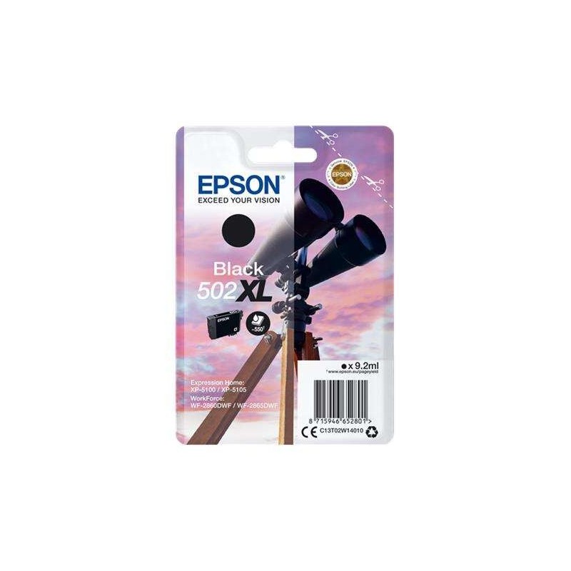 Epson 502XL Noir Cartouche d'encre Original - C13T02W14010