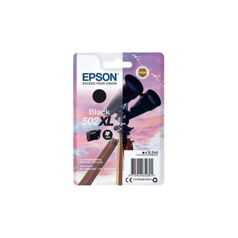 Epson 502XL Noir Cartouche d'encre Original - C13T02W14010
