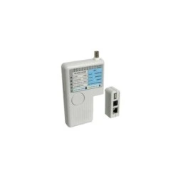 WP Testeador de Cables RJ11 / BNC 12/45 e USB - Cor Cinzento Claro
