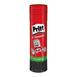 Pritt Barra de Cola Média 22grs - Sem Solventes - 97% de Ingredientes Naturais - Lavável a 20ºC - Segura para Crianças