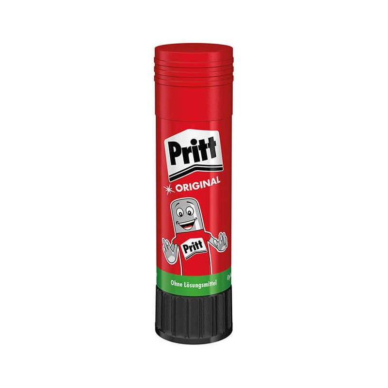 Pritt Barra de Cola Média 22grs - Sem Solventes - 97% de Ingredientes Naturais - Lavável a 20ºC - Segura para Crianças