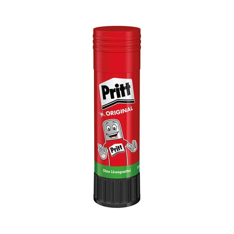 Pritt Barra de Cola Média 22grs - Sem Solventes - 97% de Ingredientes Naturais - Lavável a 20ºC - Segura para Crianças