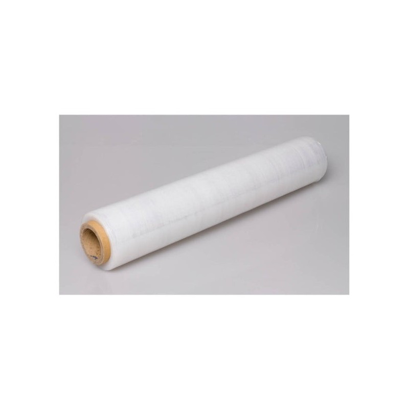 Fabrisa Bobina de Filme Extensível com Mandril 23 Micras - Largura 50cm, Comprimento 115m- 2kg de Peso - Grande Resistência
