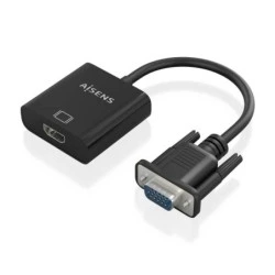 Aisens SVGA+Audio to HDMI Cable, Micro USB Power, 20 cm - A115-0873