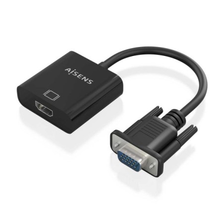 Aisens SVGA+Audio to HDMI Cable, Micro USB Power, 20 cm - A115-0873